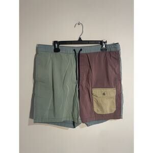 THE NORTH FACE REGULAR Men's Board Shorts Size Medium Nylon Spandex Colorblock